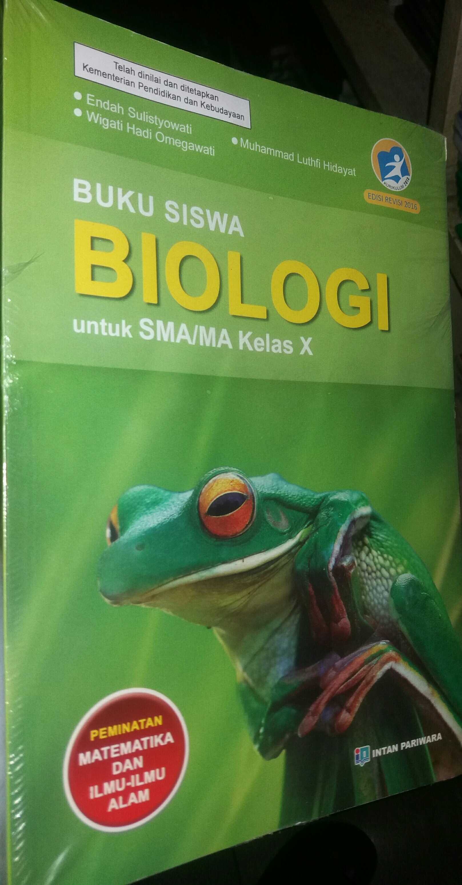 Download Buku Biologi Kelas 10 Kurikulum 2013 Revisi 2016 Ilmu Penerang