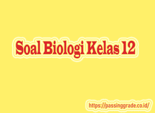 Soal Biologi Kelas 12 Semester 1 & 2 Beserta Jawabannya