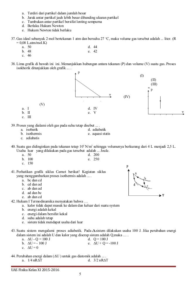 Contoh Soal Fisika Kelas 10 Semester 2 | LEMBAR EDU