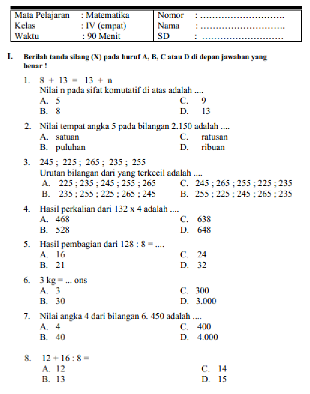 Materi Kelas 9 Semester 1 Matematika - Homecare24