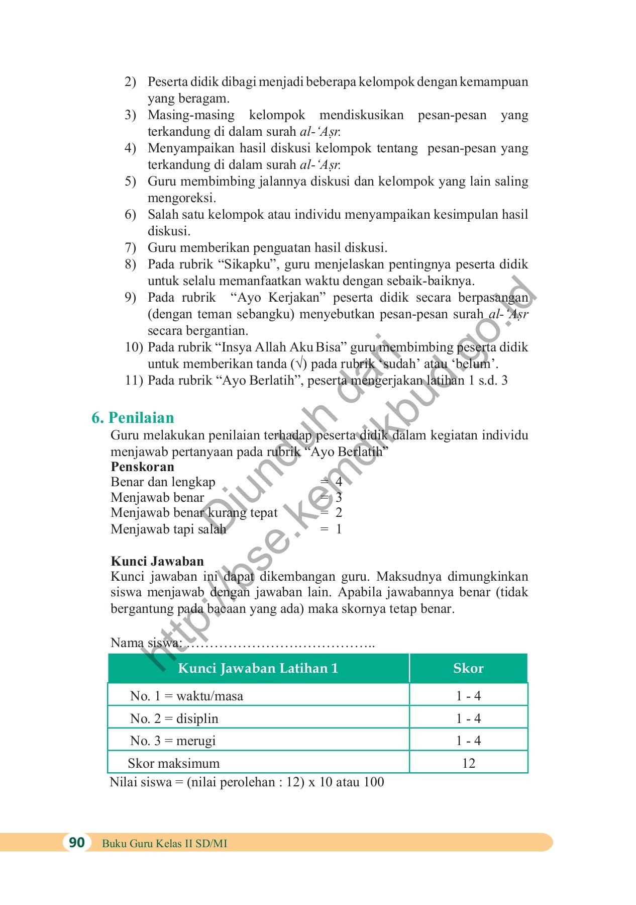 Kunci Jawaban Lks Agama Kelas 5 Semester 2 - Buku Modul Lks Pai Kelas 5