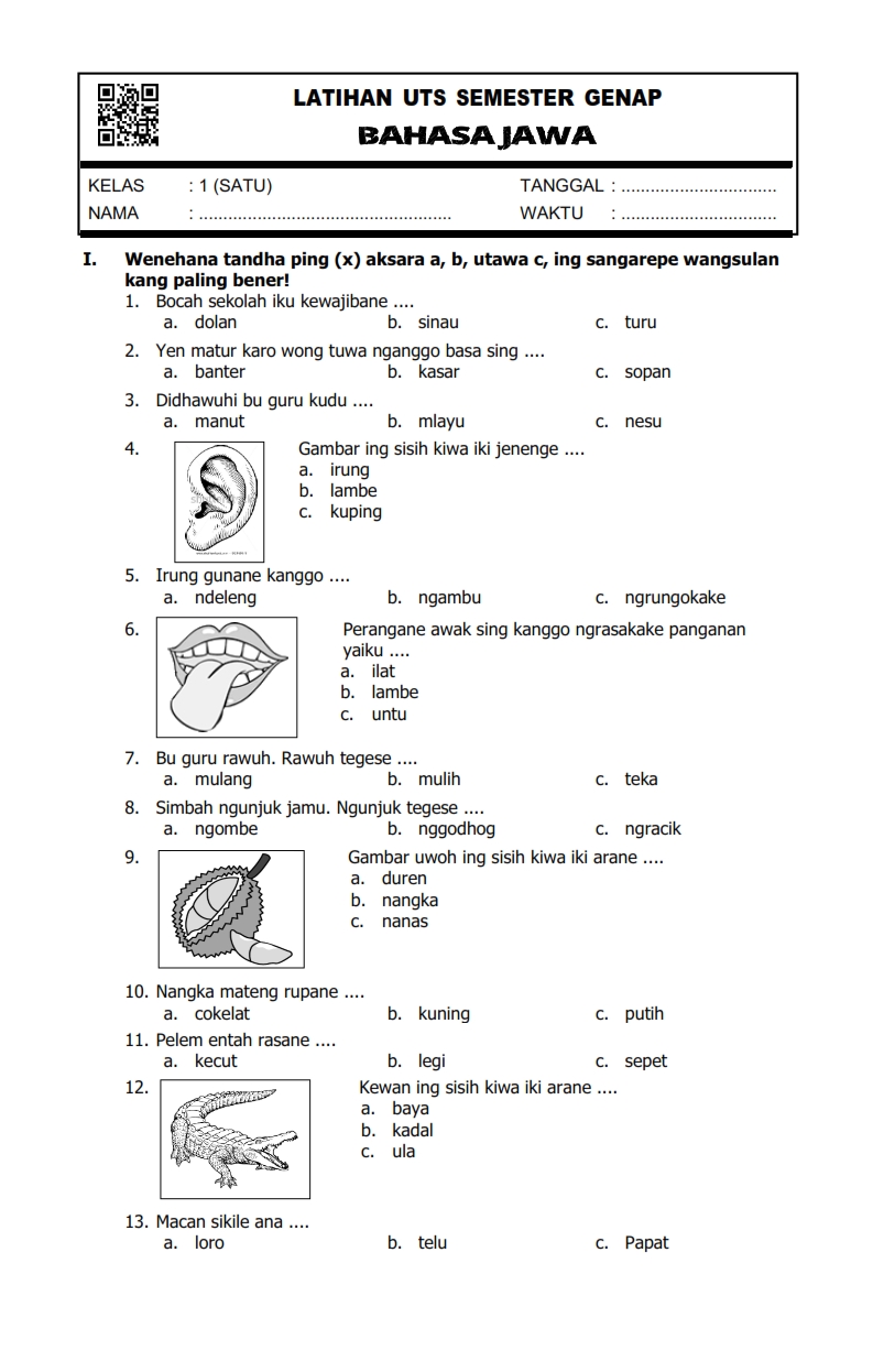 Soal Ukk Prakarya Kelas Semester Contoh Soal Prakarya Kelas | My XXX