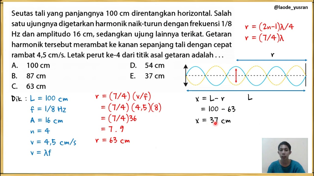 Contoh Soal Dan Jawaban Fisika Tentang Gelombang Stasioner Jawaban Buku